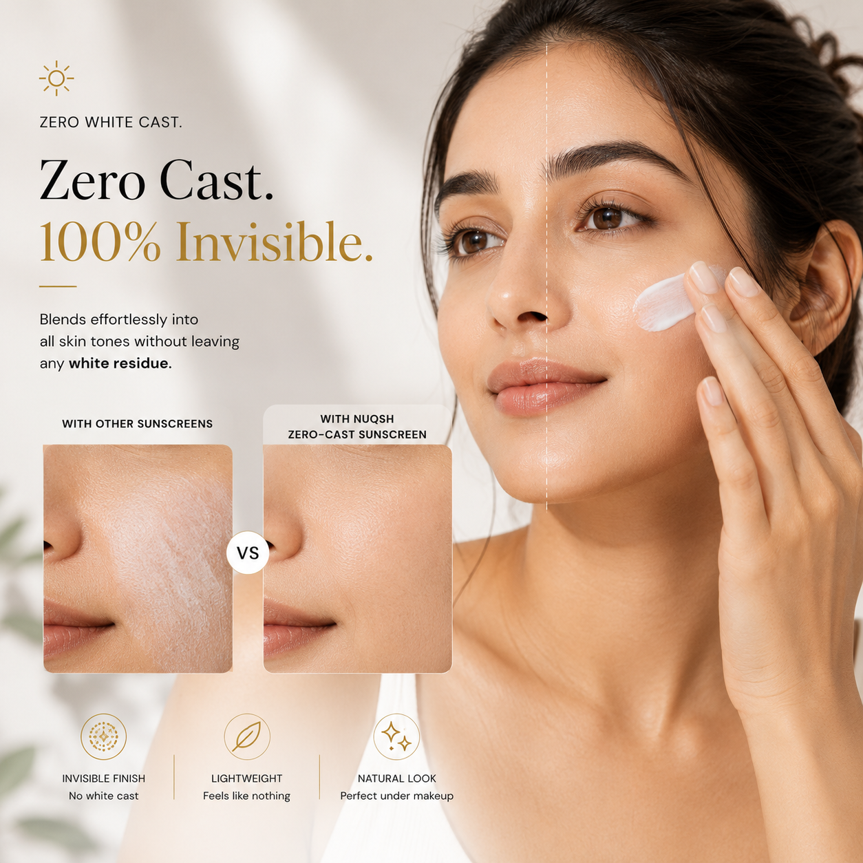 Zero-Cast Sunscreen SPF 50